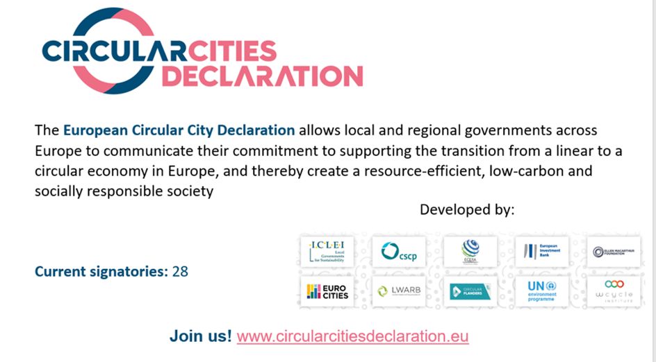 Major Cities sign European Circular Cities Declaration and invite peers to join them